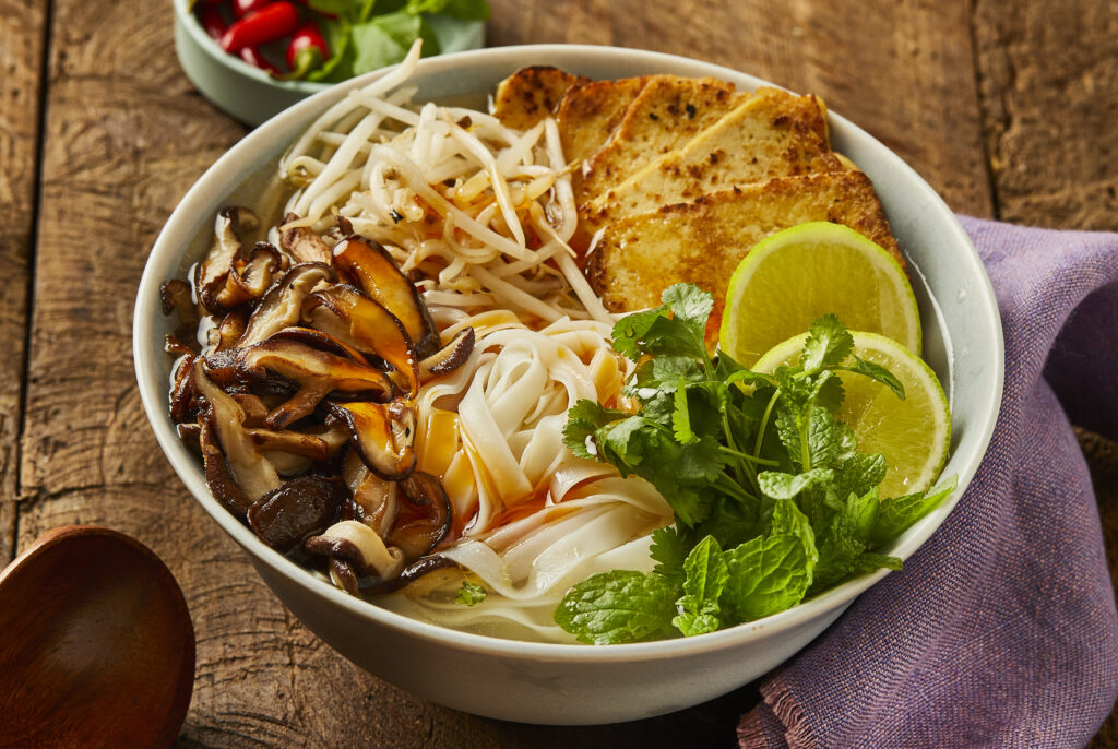 Smoked Tofu and Shitake Mushroom Pho